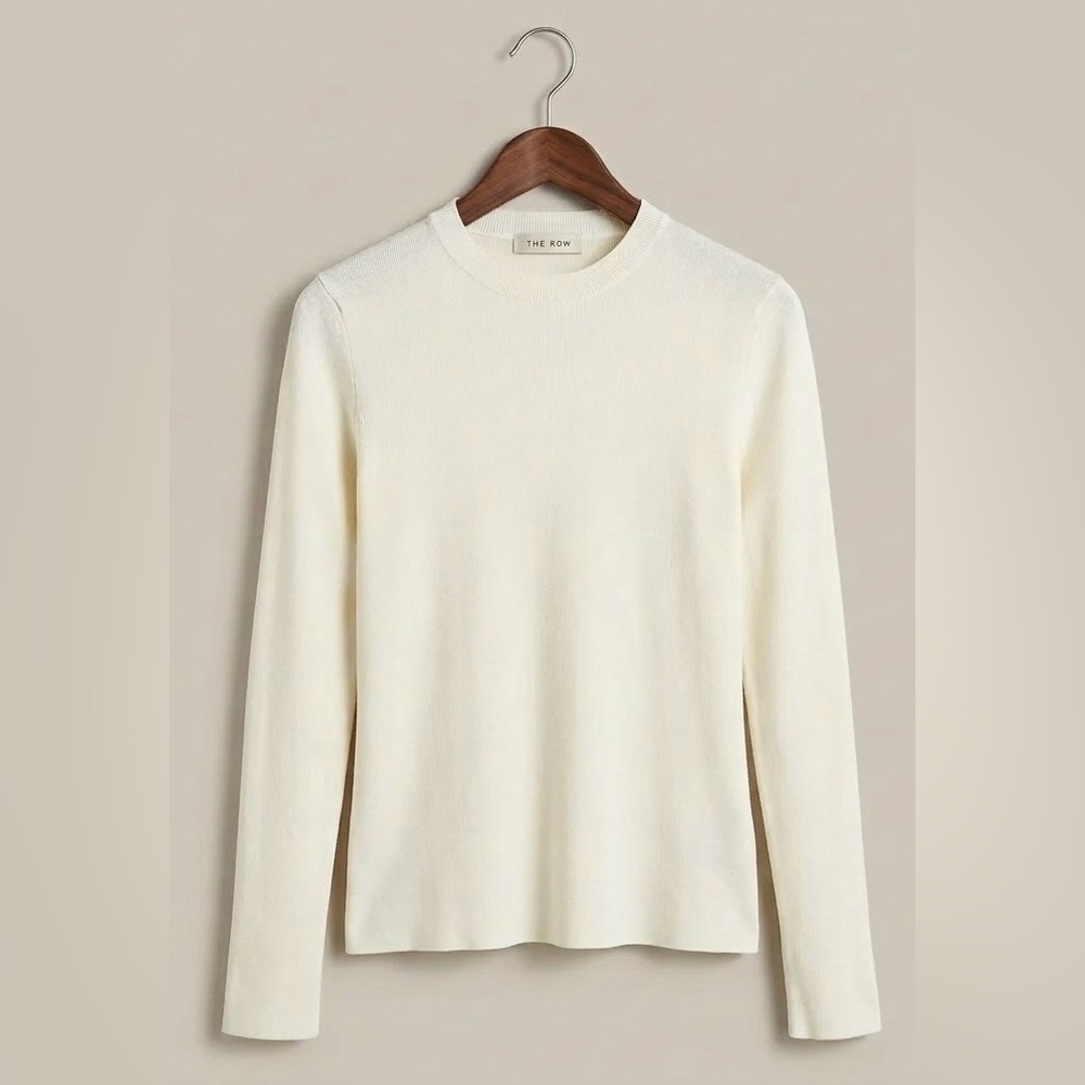 The Row Shappe Silk Silk Sweater